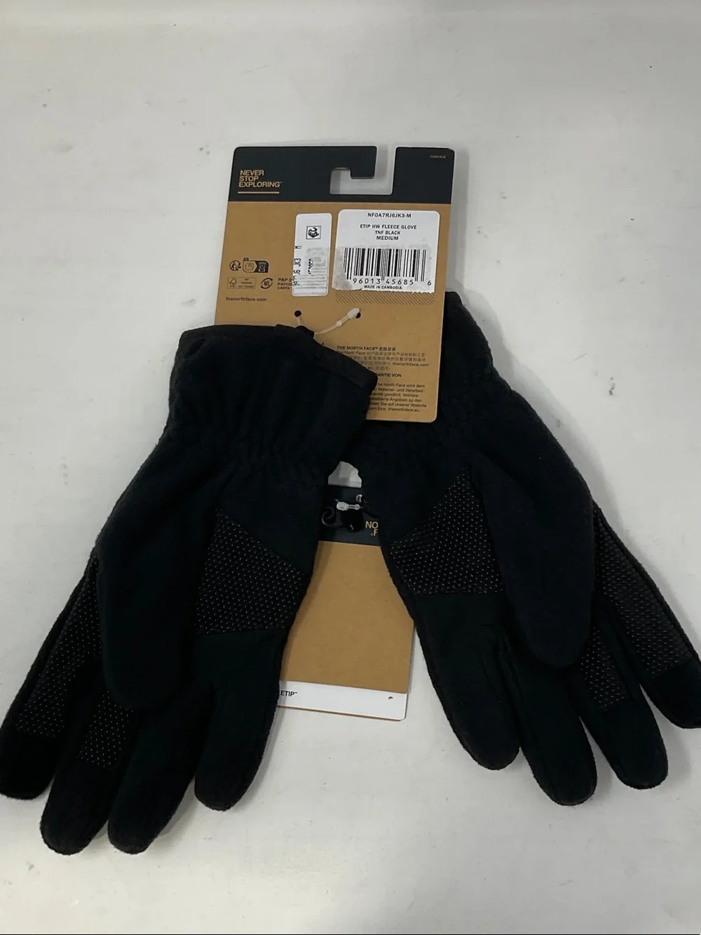 The North Face Men’s ETIP Heavyweight Fleece Gloves - Black